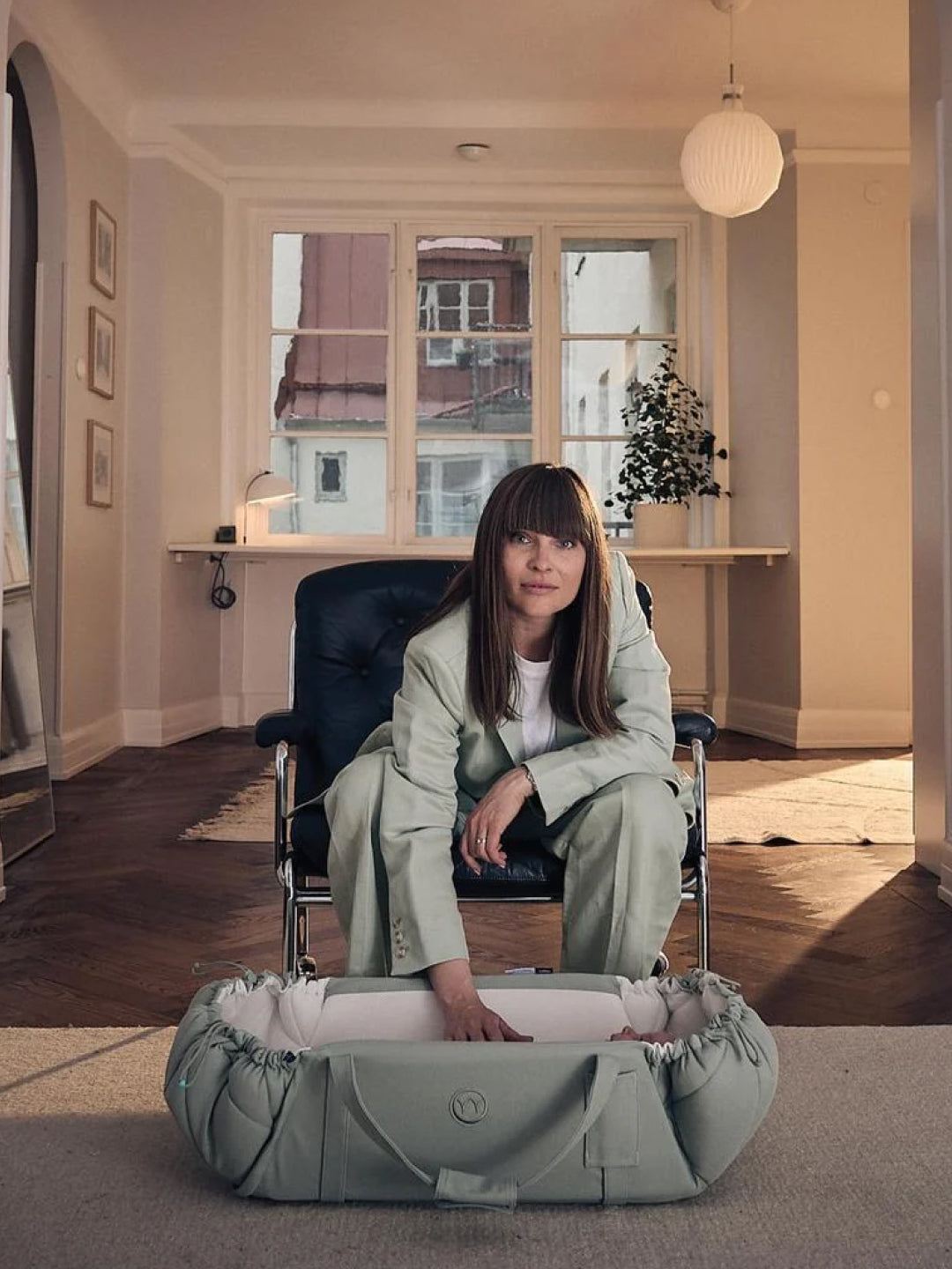 Najell Babynest SleepCarrier X - Agave Green, Najell SleepCarrier X beebipesa, all-groups