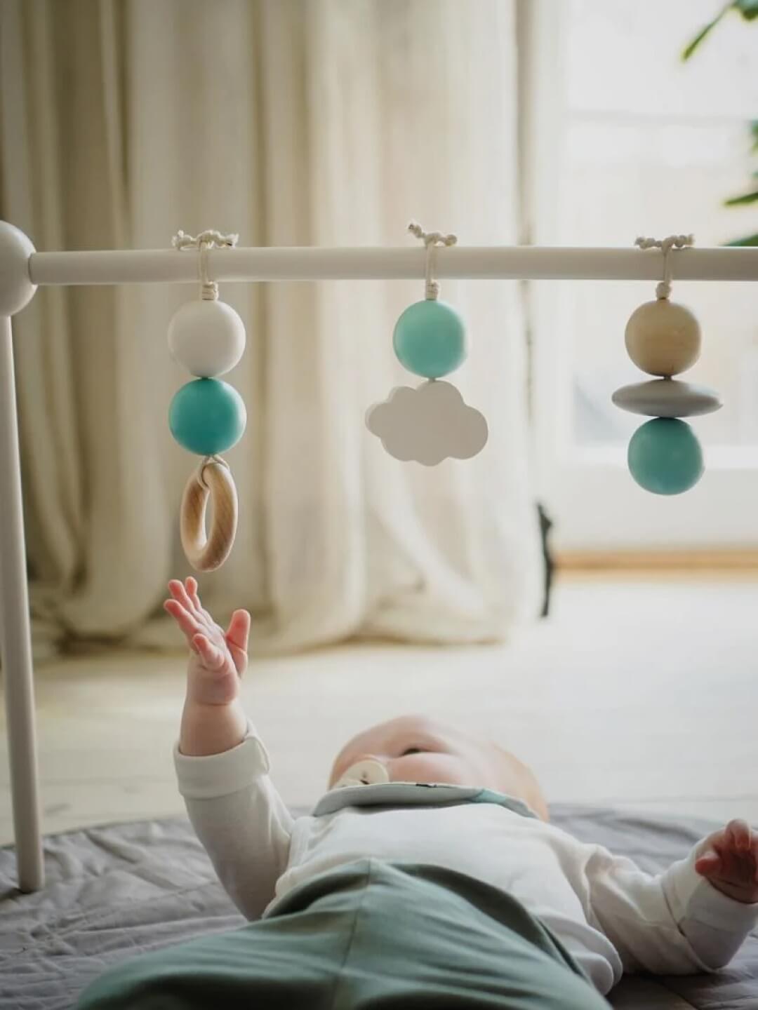Najell Wooden Toys for Wooden Baby Gum Arch, Najell puidust mänguasjad mängukaarele, all-groups