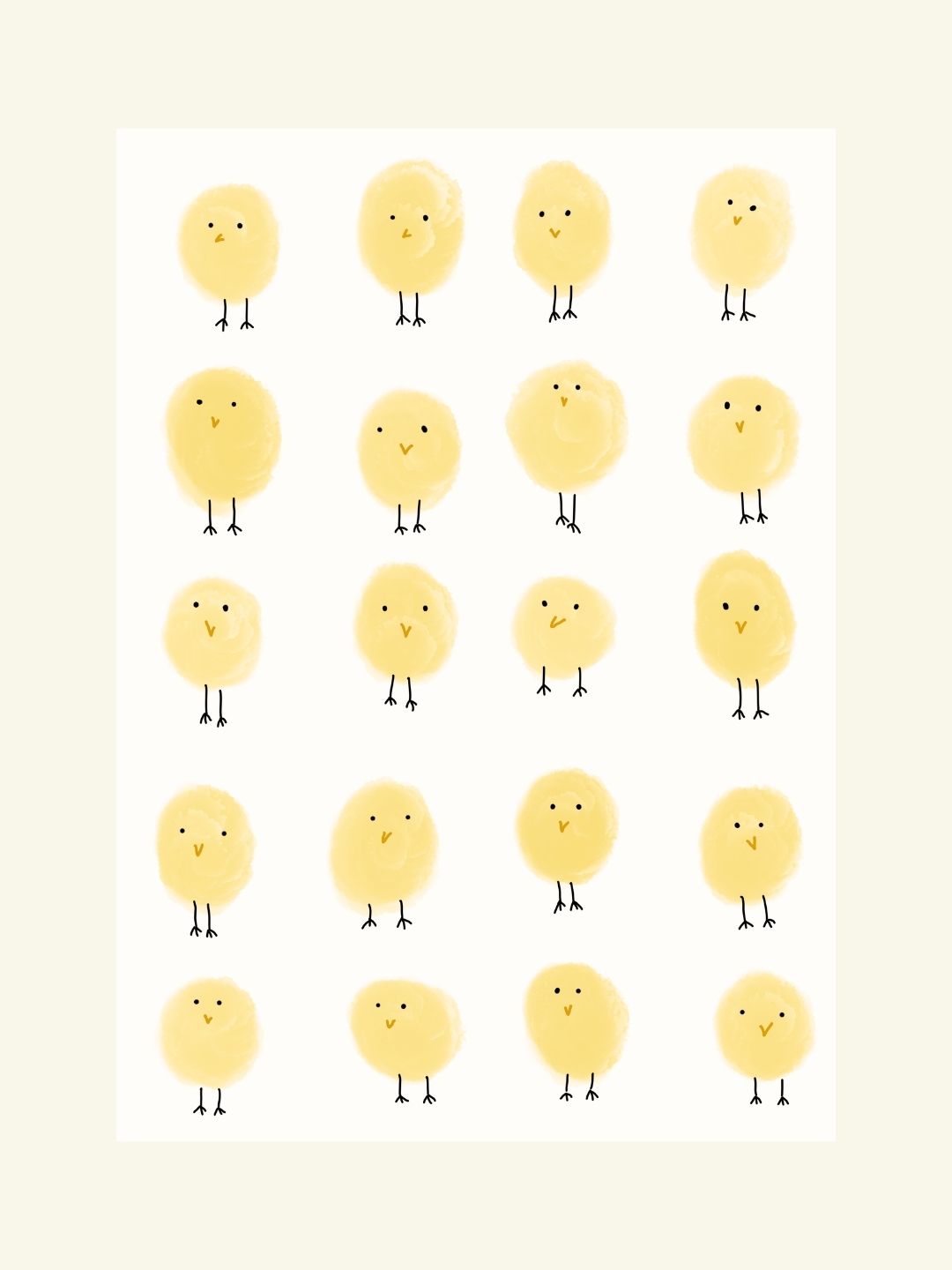 Babyluv Studio postcard, Babyluv Studio postkaart, fluffy lineup, tibud