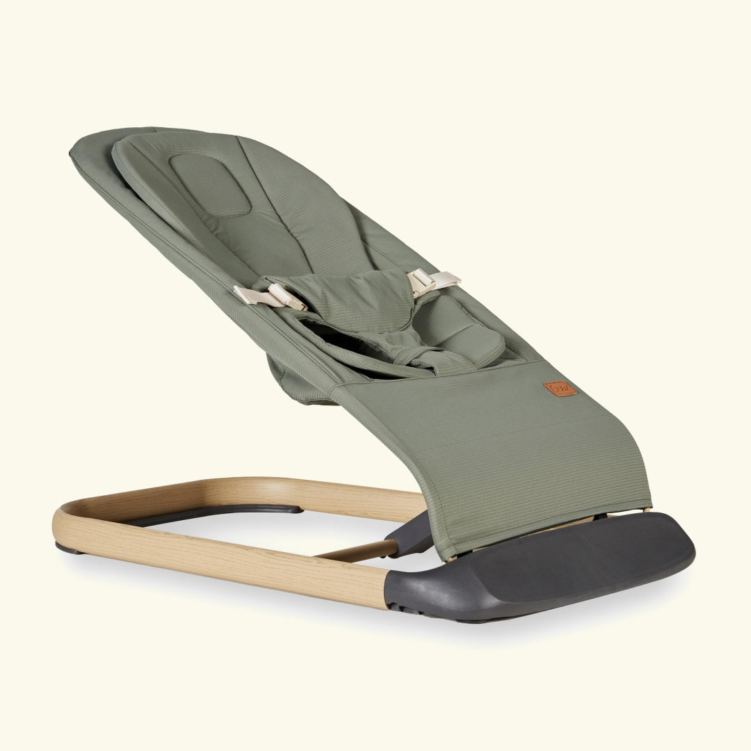 Quax baby bouncer with reducer pillow, Quax lamamistool beebisisuga, Sage