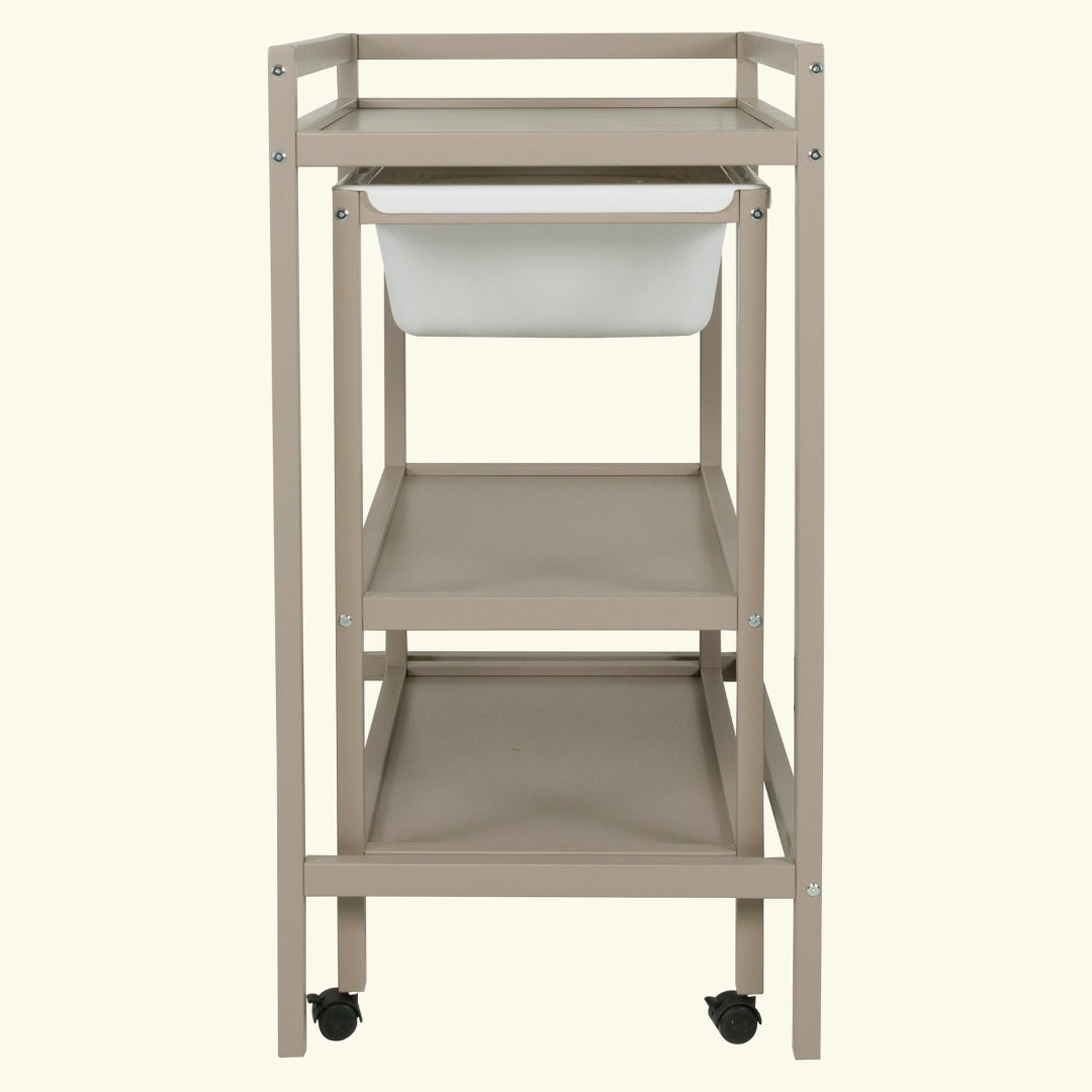 Quax changing table with bath Basic Stone, Quax mähkimislaud vanniga Basic Stone