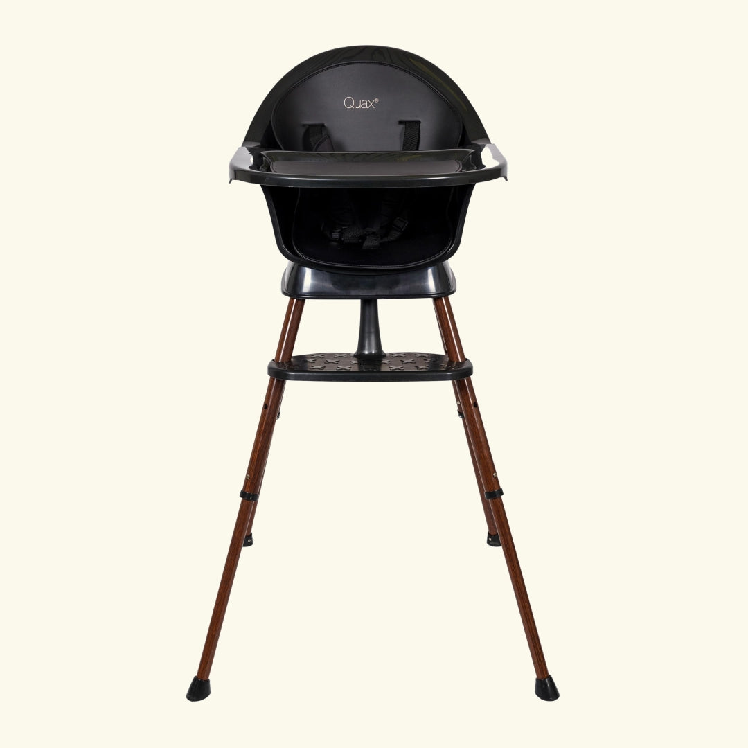 Quax highchair Ultimo 3 Luxe, Quax söögitool Ultimo 3 Luxe, Black/Walnut