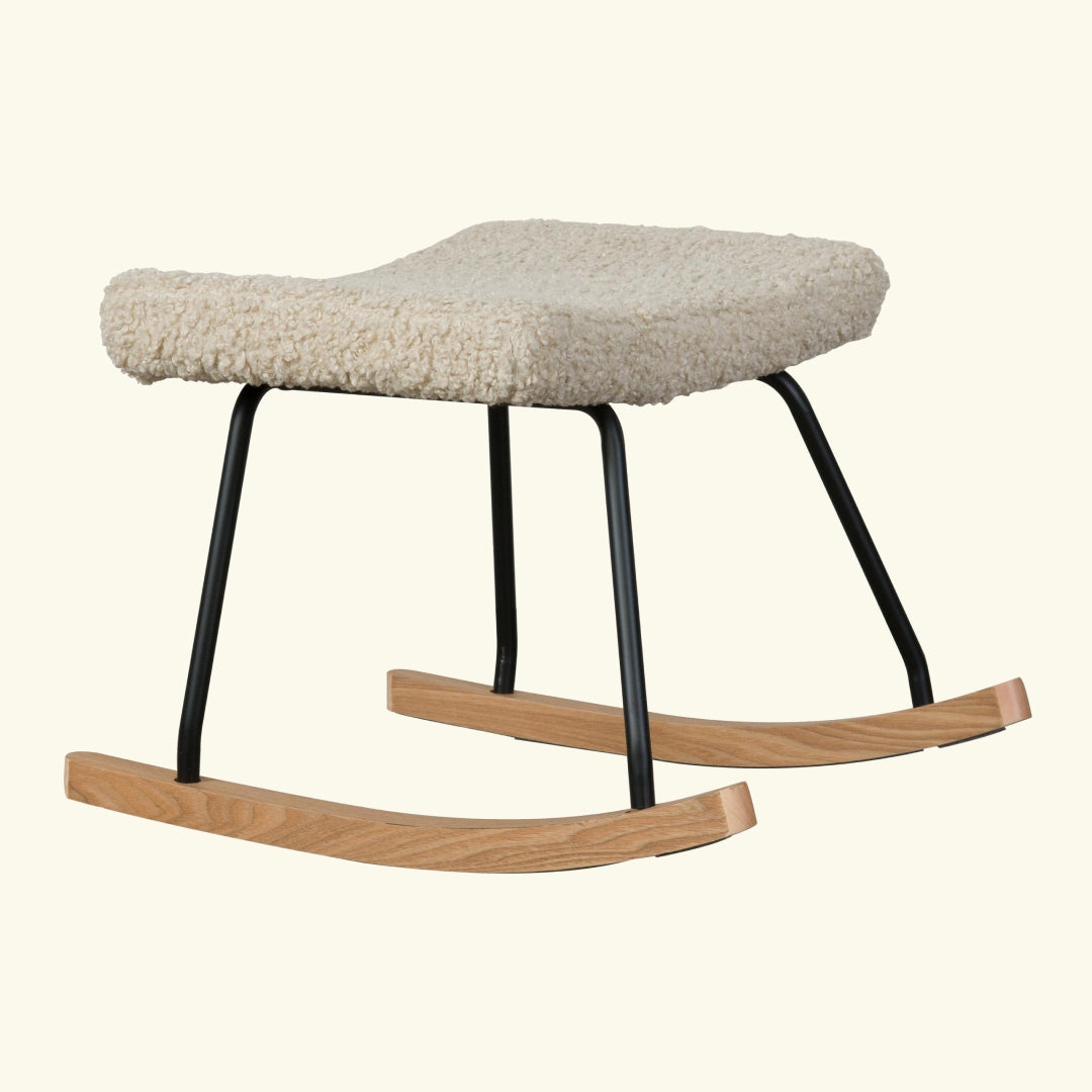 Quax hocker for rocking chair, teddy sheep, foot rest, Quax kiiktooli jalatugi