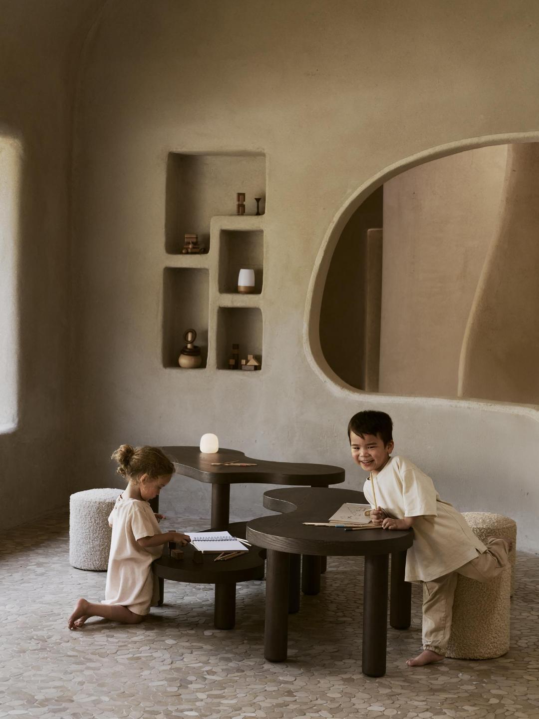 Quax modular kids tables and kids poufs, Quax moodullaud lastele ja tumba, all-groups