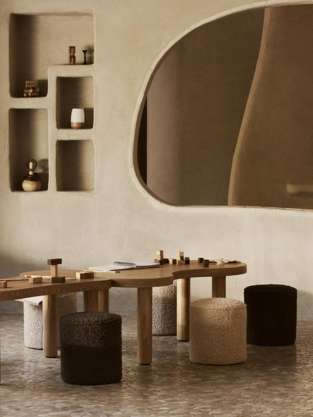 Quax modular kids tables and kids poufs, Quax moodullaud lastele ja tumba, all-groups