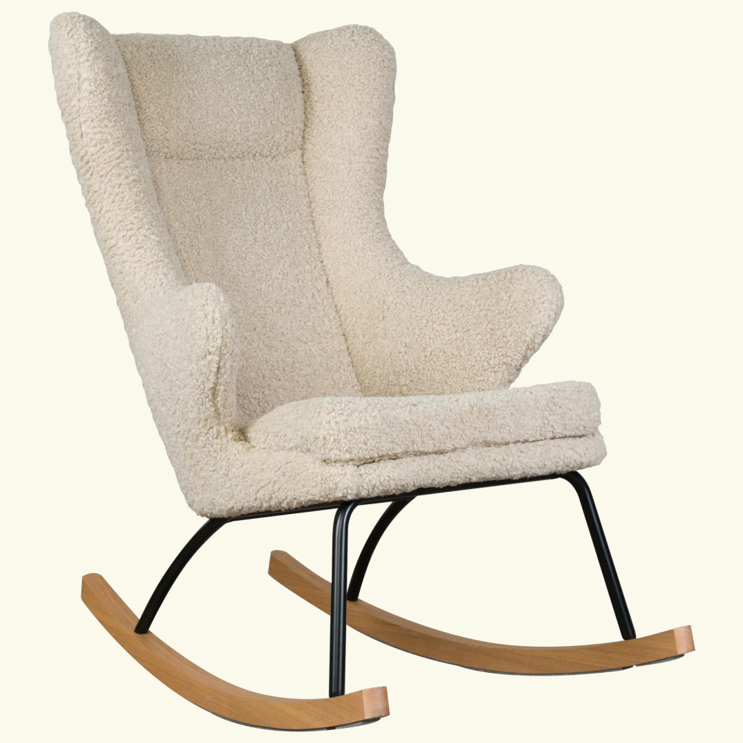 Quax rocking chair de luxe adult teddy sheep, Quax kiiktool de luxe täiskasvanule teddy sheep