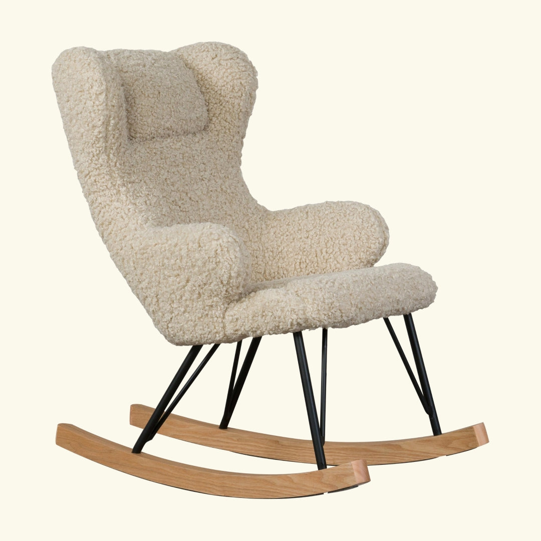 Quax rocking chair de luxe for kids, teddy sheep, Quax kiiktool lastele