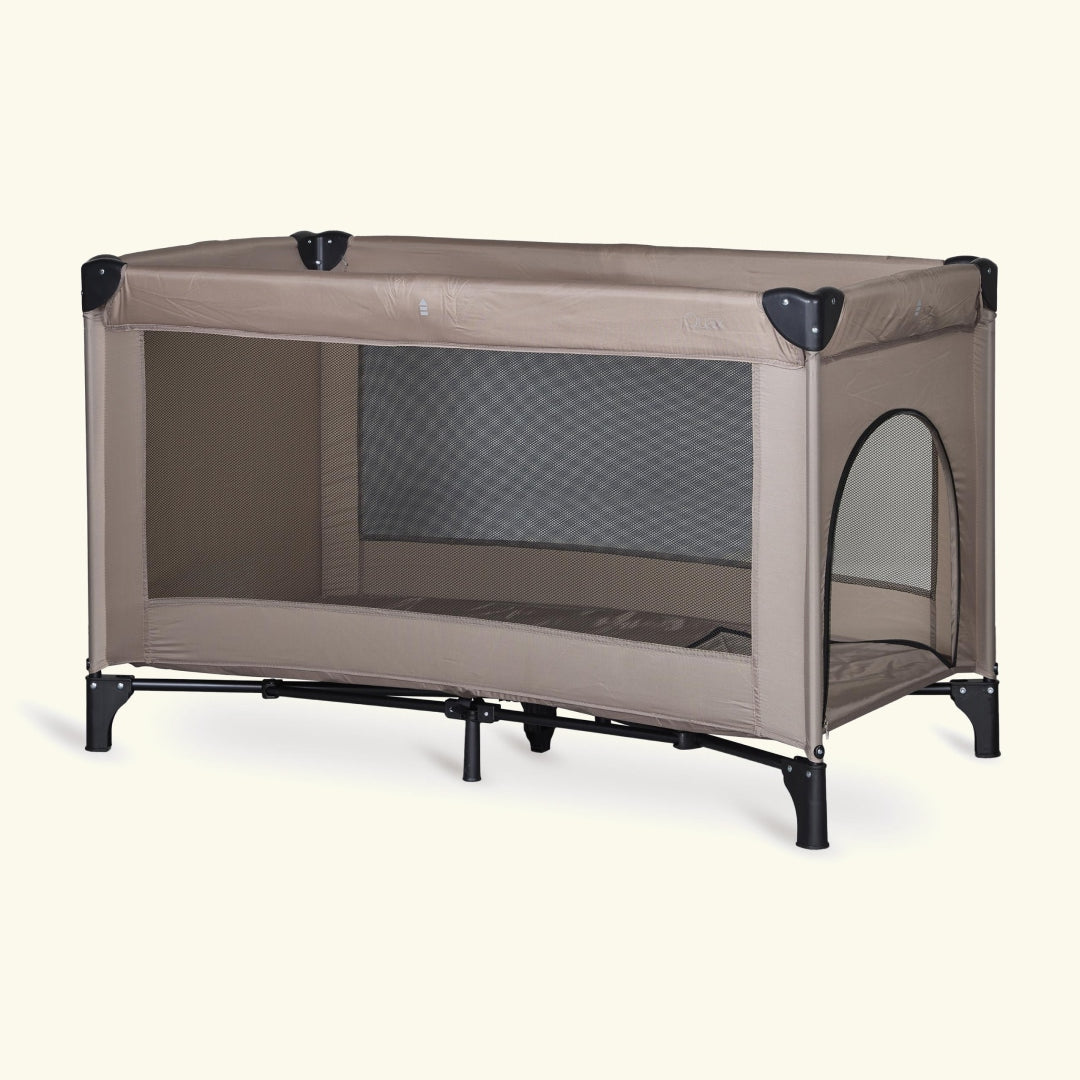 Quax travel cot with zipper, Quax lukuga reisivoodi, beige