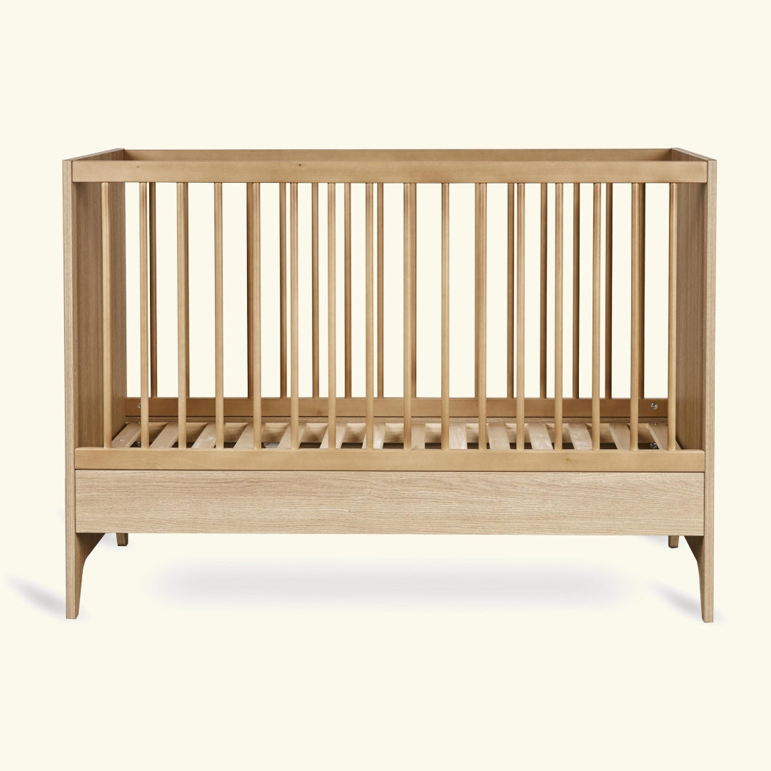 Quax Tsugi Bed, Baby Cot, Quax Tsugi beebivoodi, võrevoodi, Honey Ash