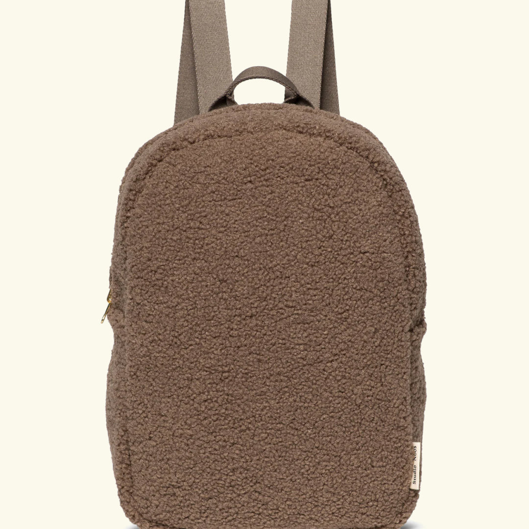 Studio Noos MIDI Teddy Backpack, Studio Noos Teddy  MIDI seljakott, laste seljakott, brown pruun