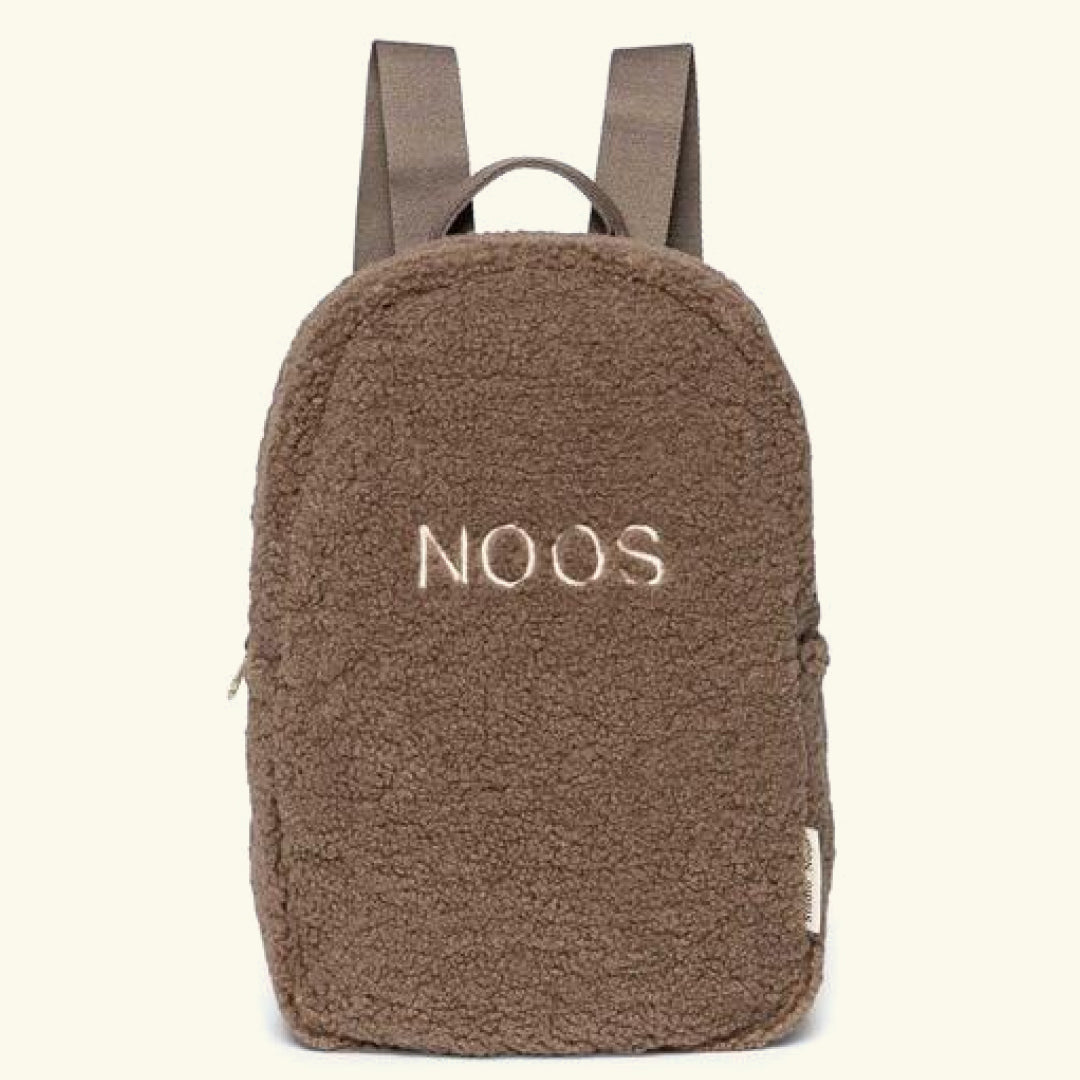 Studio Noos Personalized MIDI Backpack - Brown, Studio Noos nimeline midi-seljakott – värv Brown, personaliseeritud seljakott