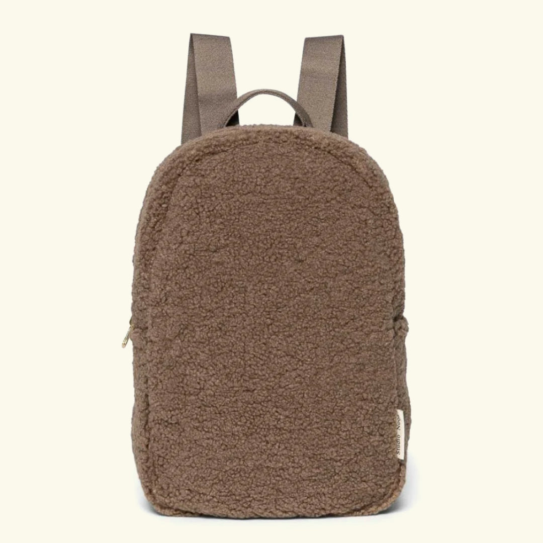 Studio Noos Mini Teddy Backpack, Studio Noos Teddy laste seljakott, mini-seljakott, brown pruun