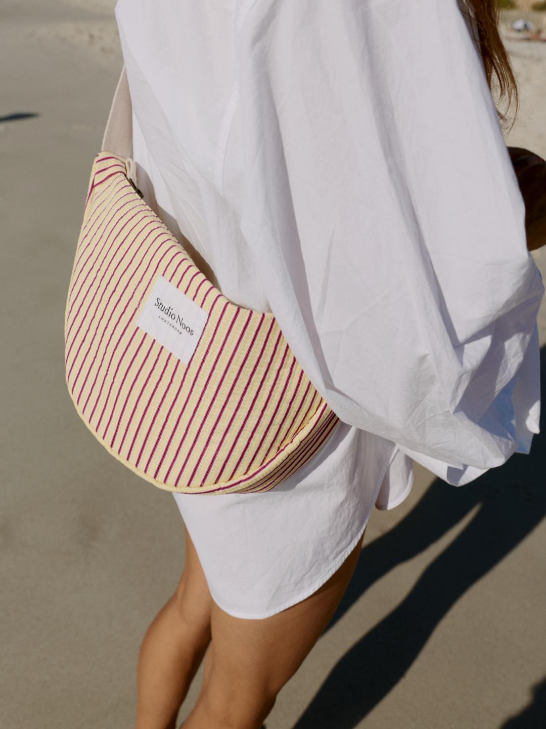 Studio Noos Poplin Striped Fanny Pack, Studio Noos poplin triipudega õlakott, vöökott, all-groups