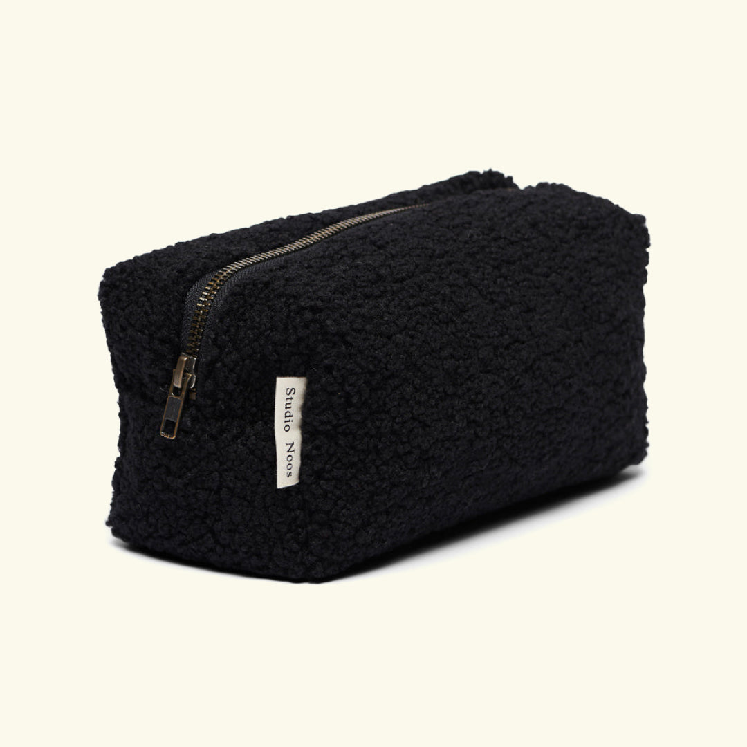 Studio Noos Teddy Pouch, Studio Noos Teddy kosmeetikakott, black