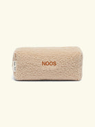 Studio Noos Personalized Pouch ecru embroidery burned orange, kosmeetikakott nimeline peronaliseeritud värvis Ecru tikand burned orange