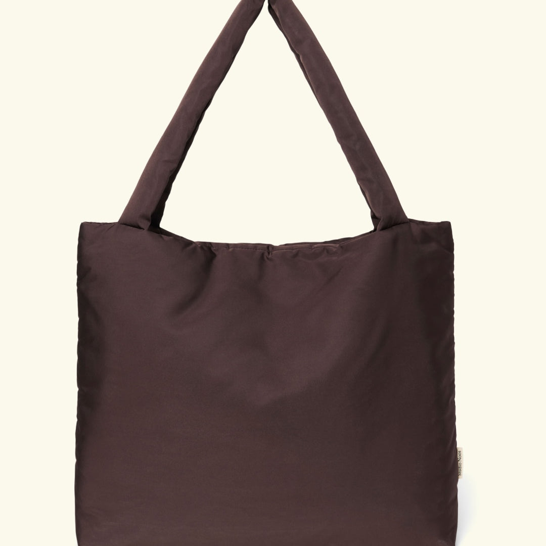 Studio Noos Puffy Mom-Bag, Studio Noos puffy mom-bag, suur kott emale, vankrikott, mähkmekott, Brown pruun