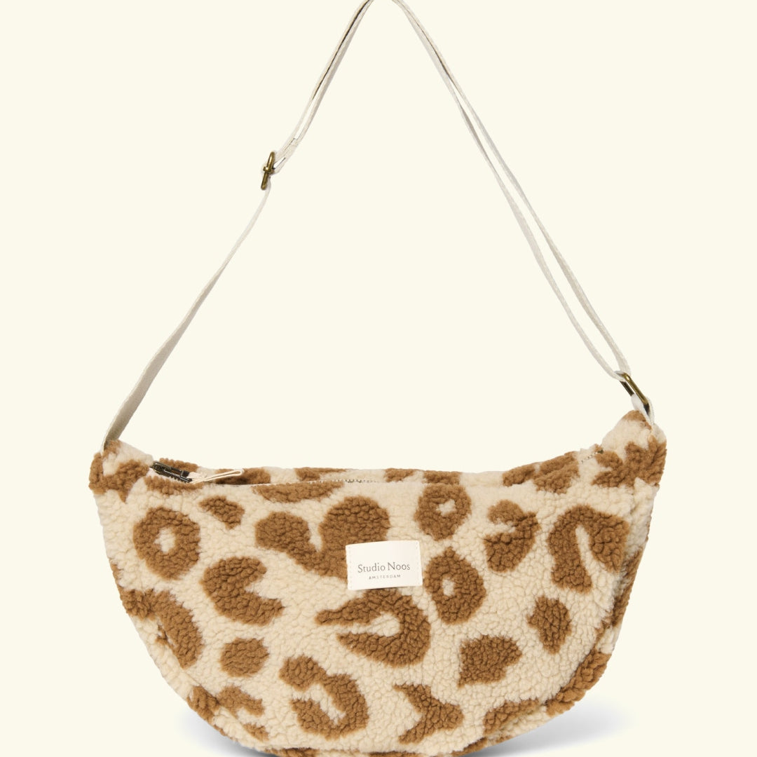 Studio Noos Fanny Pack, ecru leopard