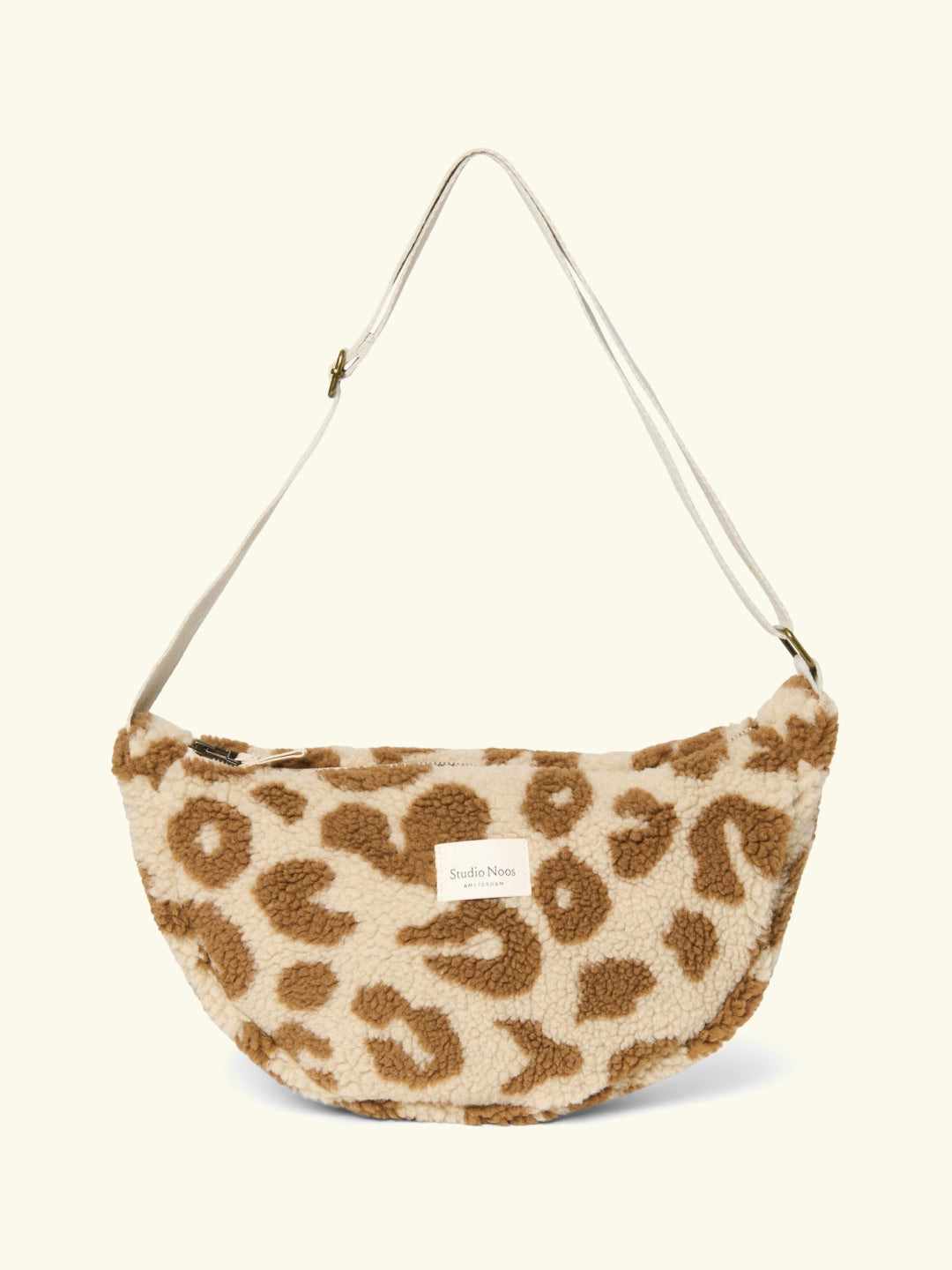 Studio Noos Fanny Pack, ecru leopard