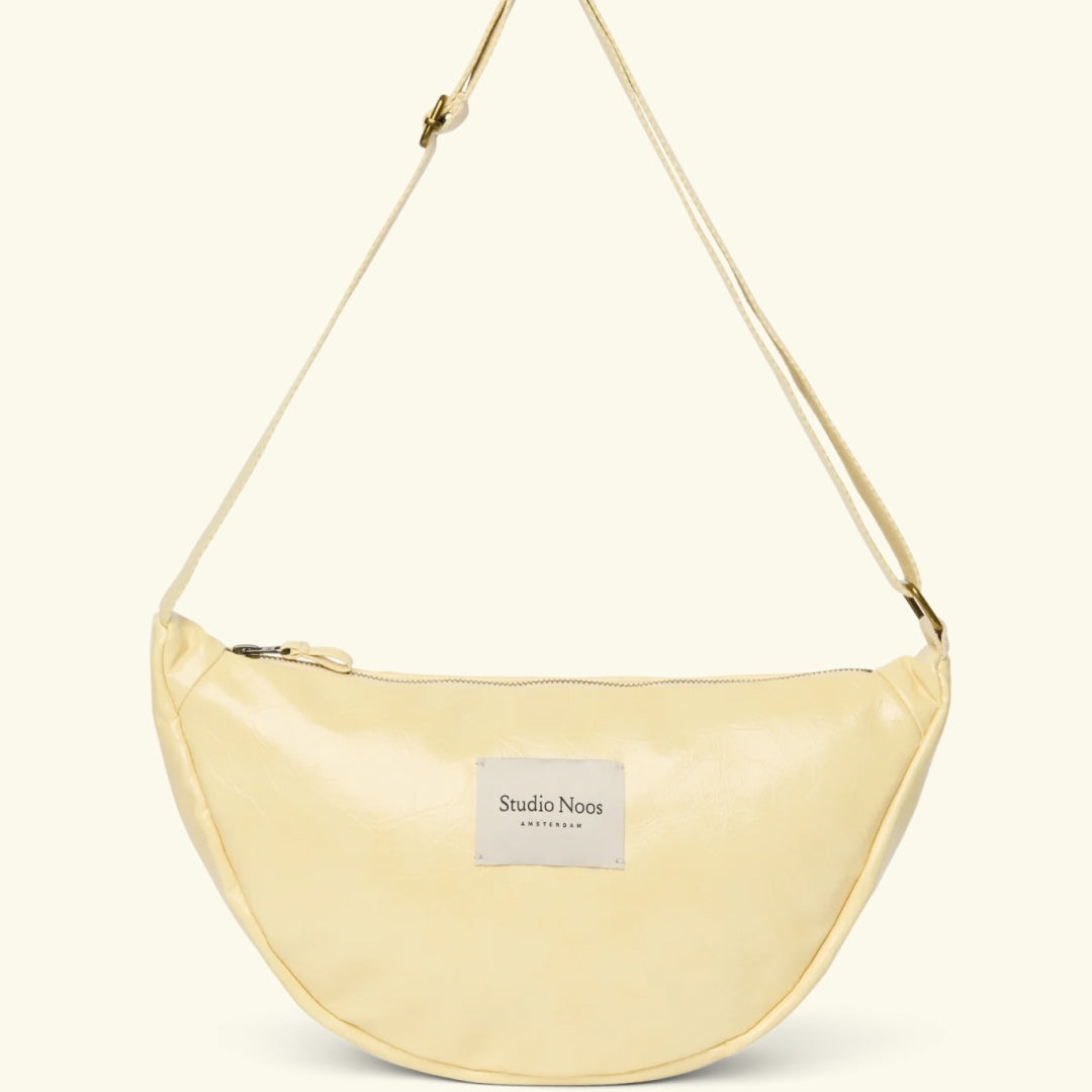 Studio Noos vegan leather fanny pack adult, Studio Noos vegannahast fanny pack, vöökott, õlakott, Butter Yellow