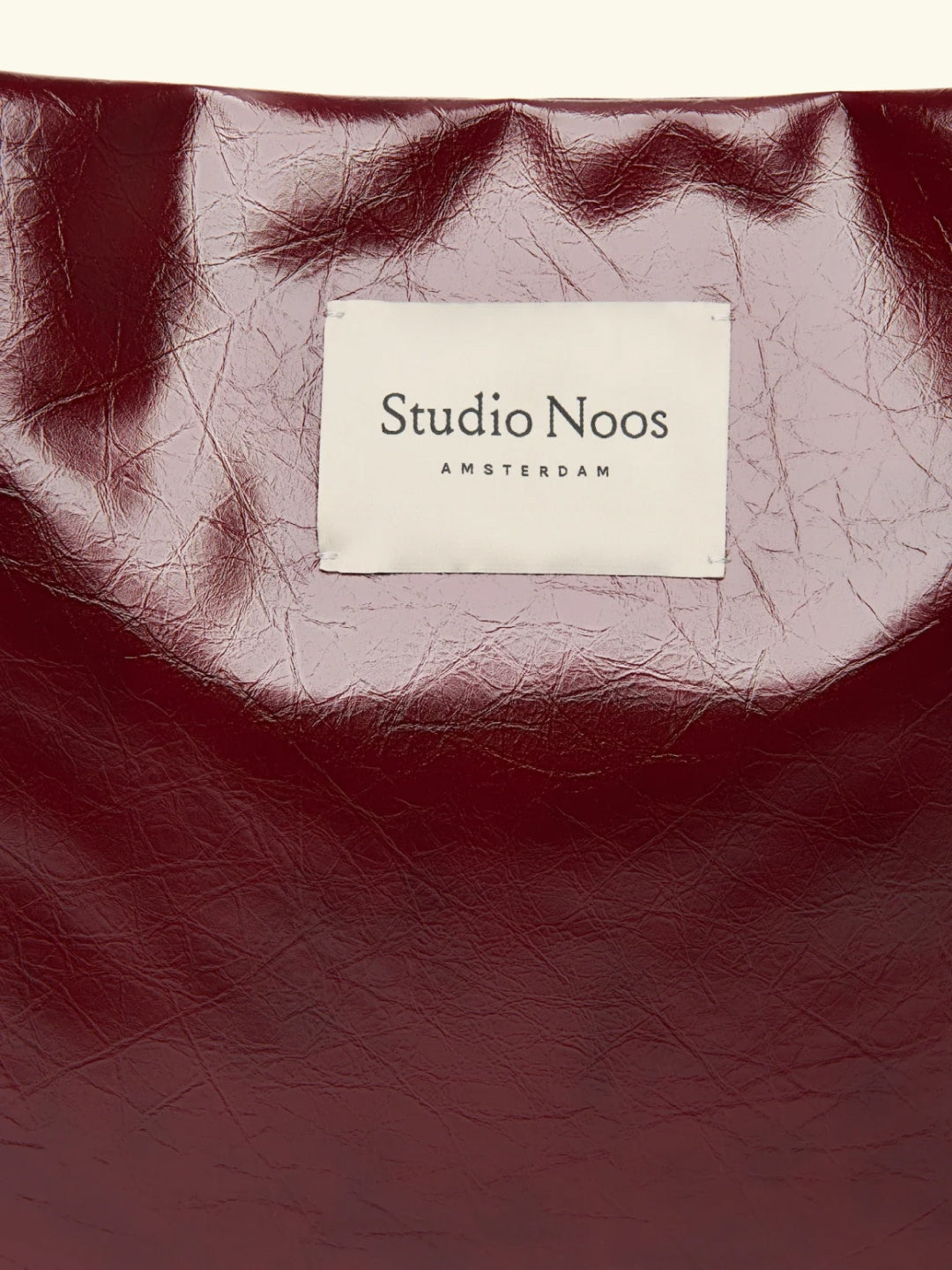 Studio Noos vegan leather mom bag, Studio Noos vegannahast mom bag, suur kott emale, burgundy, all-groups
