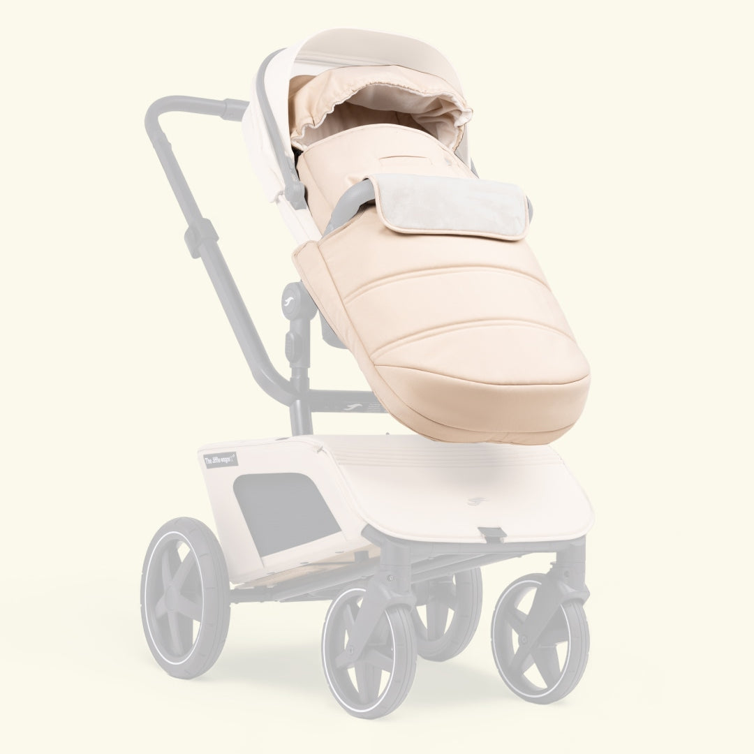 The Jiffle wagon footmuff, pine, The Jiffle wagon soojakott pine, Clay