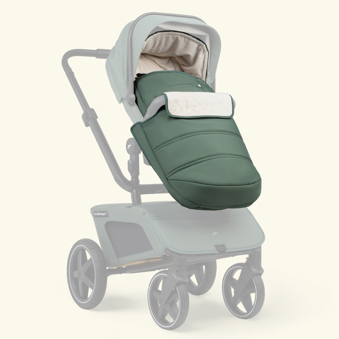The Jiffle wagon footmuff, pine, The Jiffle wagon soojakott pine, Pine
