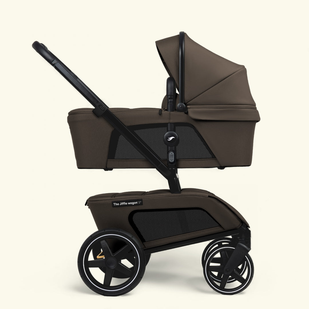 The Jiffle wagon 2+ Stroller Set Oak