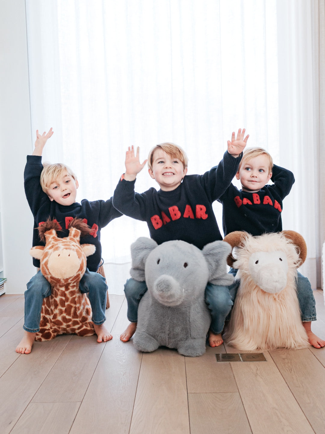 Wild&Soft bouncy Ram, Giraffe, Elephant, Wild&Soft pehme hüppeloom jäär, kaelkirjak, elevant