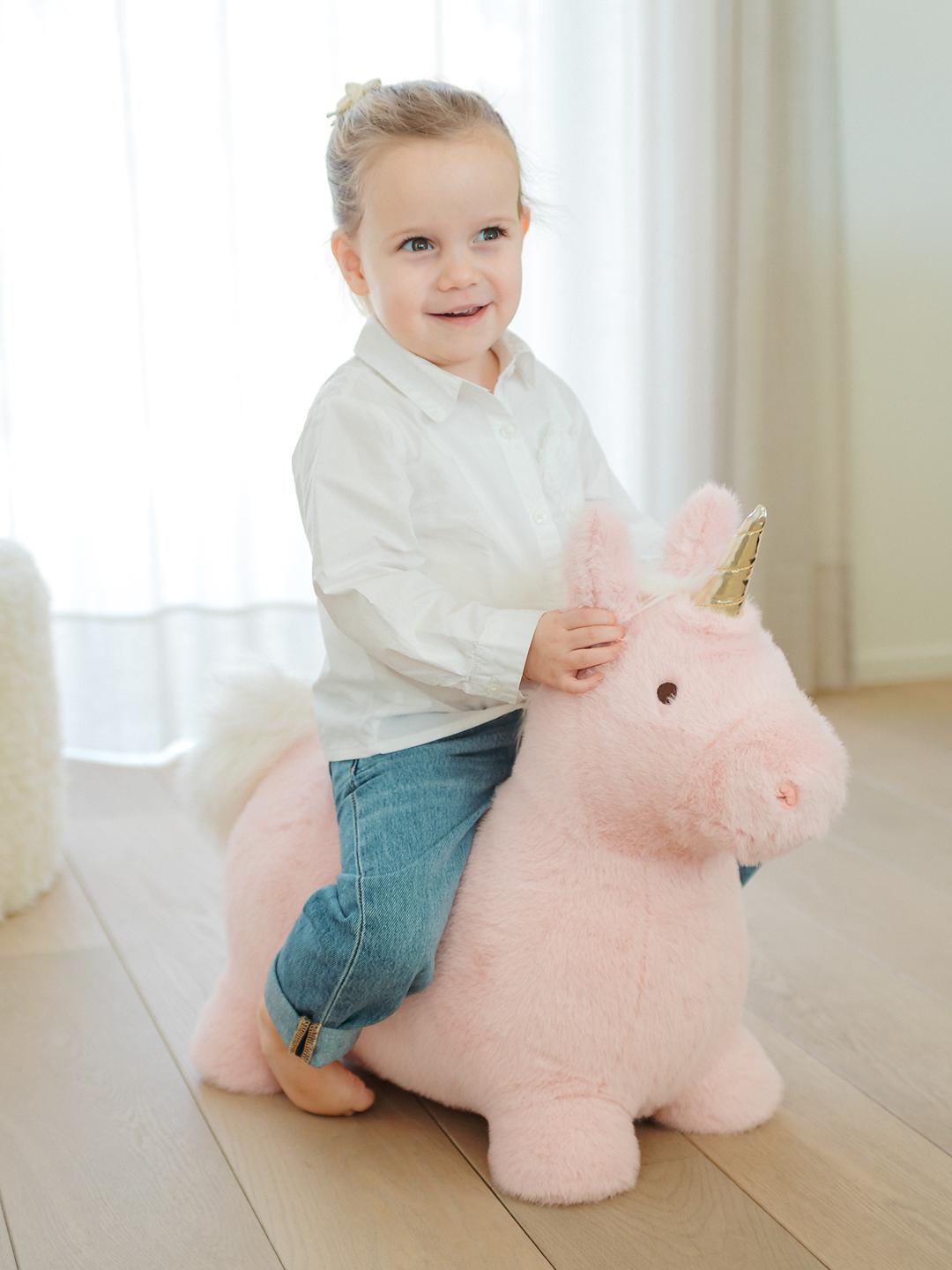 Wild&Soft bouncy Pink Unicorn, Wild&Soft pehme hüppeloom roosa ükssarvik