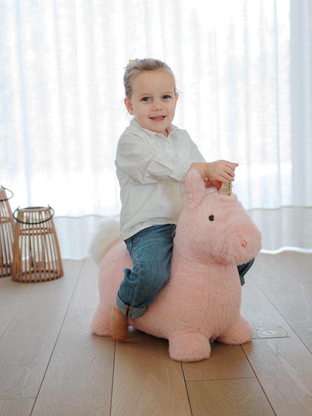 Wild&Soft bouncy Pink Unicorn, Wild&Soft pehme hüppeloom roosa ükssarvik