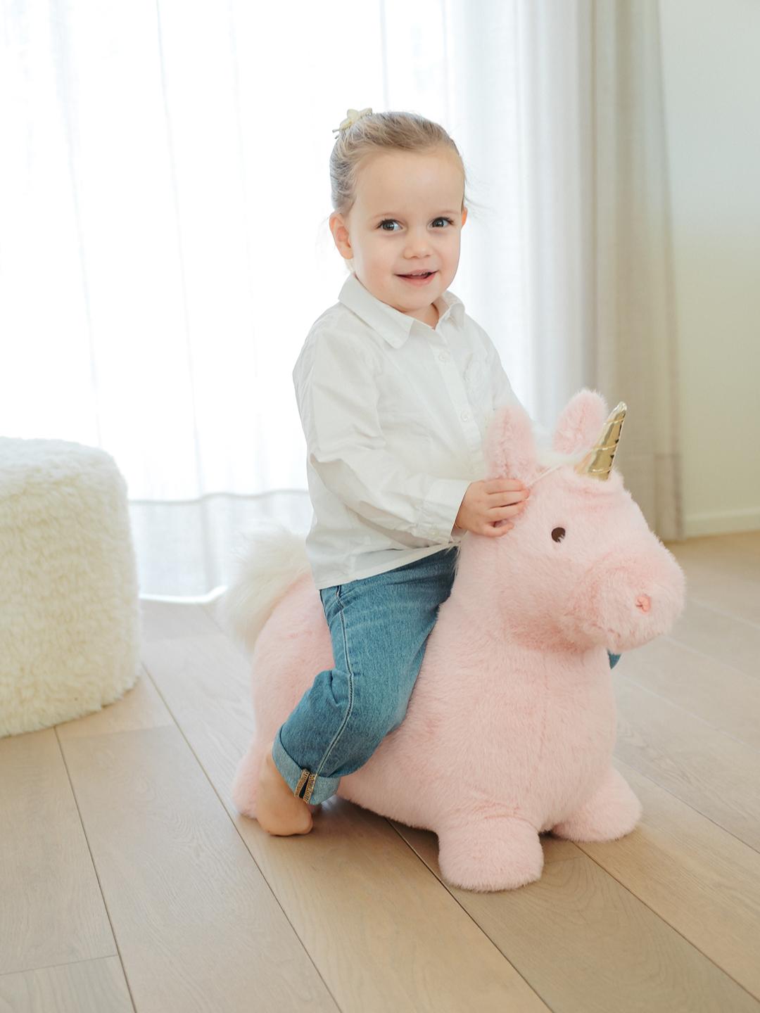 Wild&Soft bouncy Pink Unicorn, Wild&Soft pehme hüppeloom roosa ükssarvik