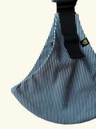 Wildride toddler swing carrier Indigo Stripes, Wildride väikelapse kandekott Indigo Stripes
