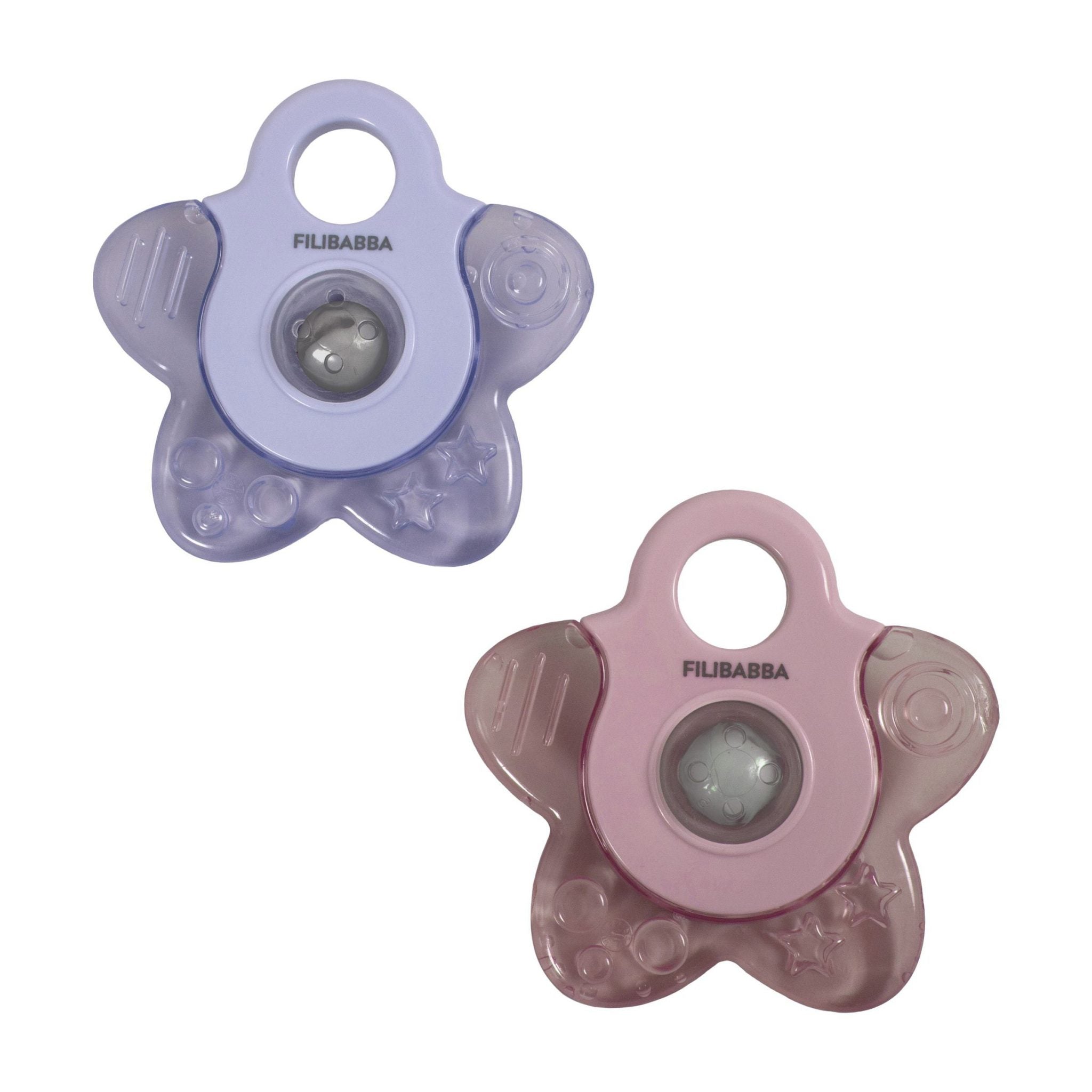 Filibabba Teether - Cooling Star 2-Pack, Filibabba jahutavad närimisrõngad, 2 pakk