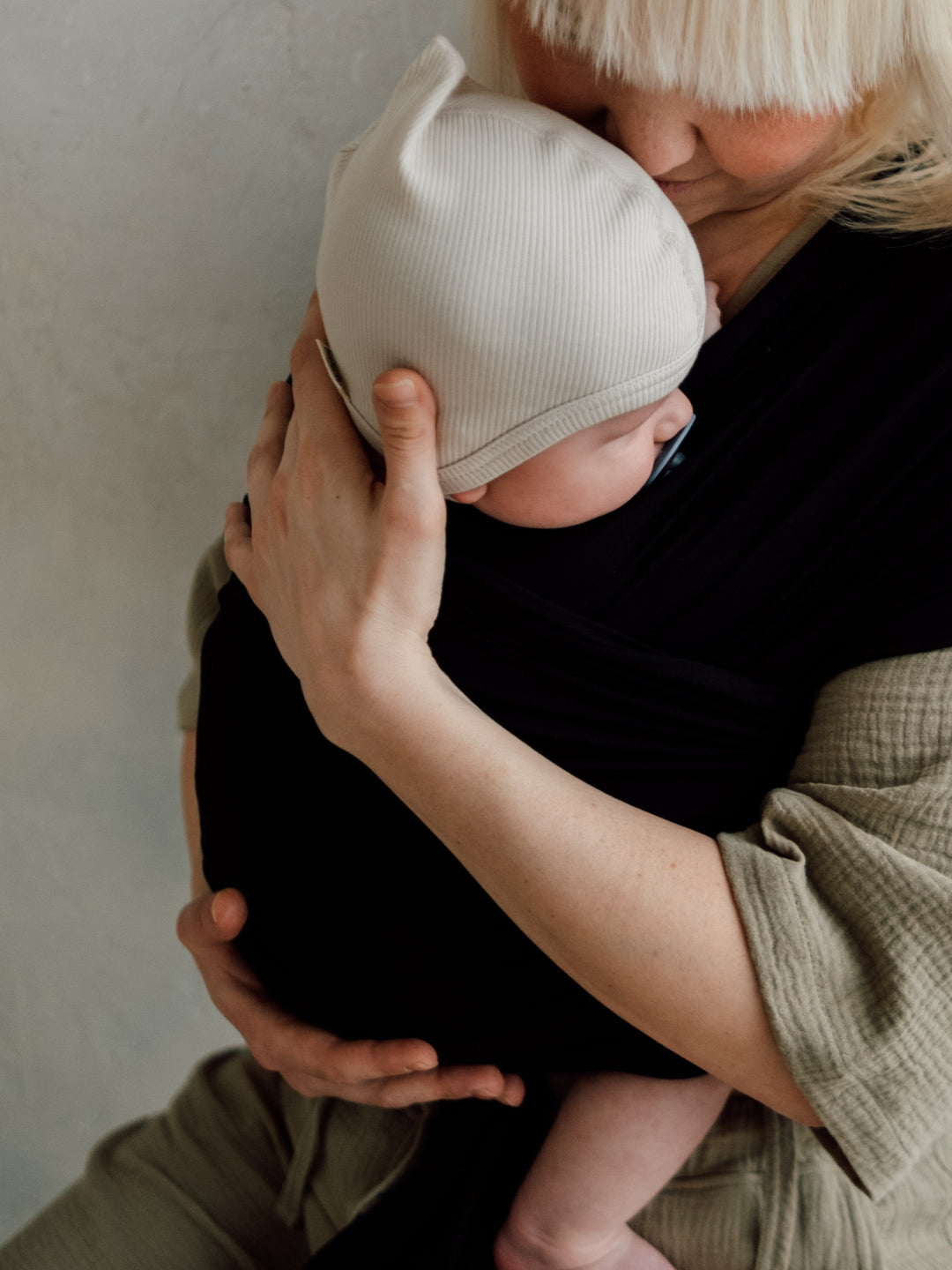 Babyluv Studio bamboo baby wrap Black Diamond, Babyluv Studio bambusest kandelina Black Diamond