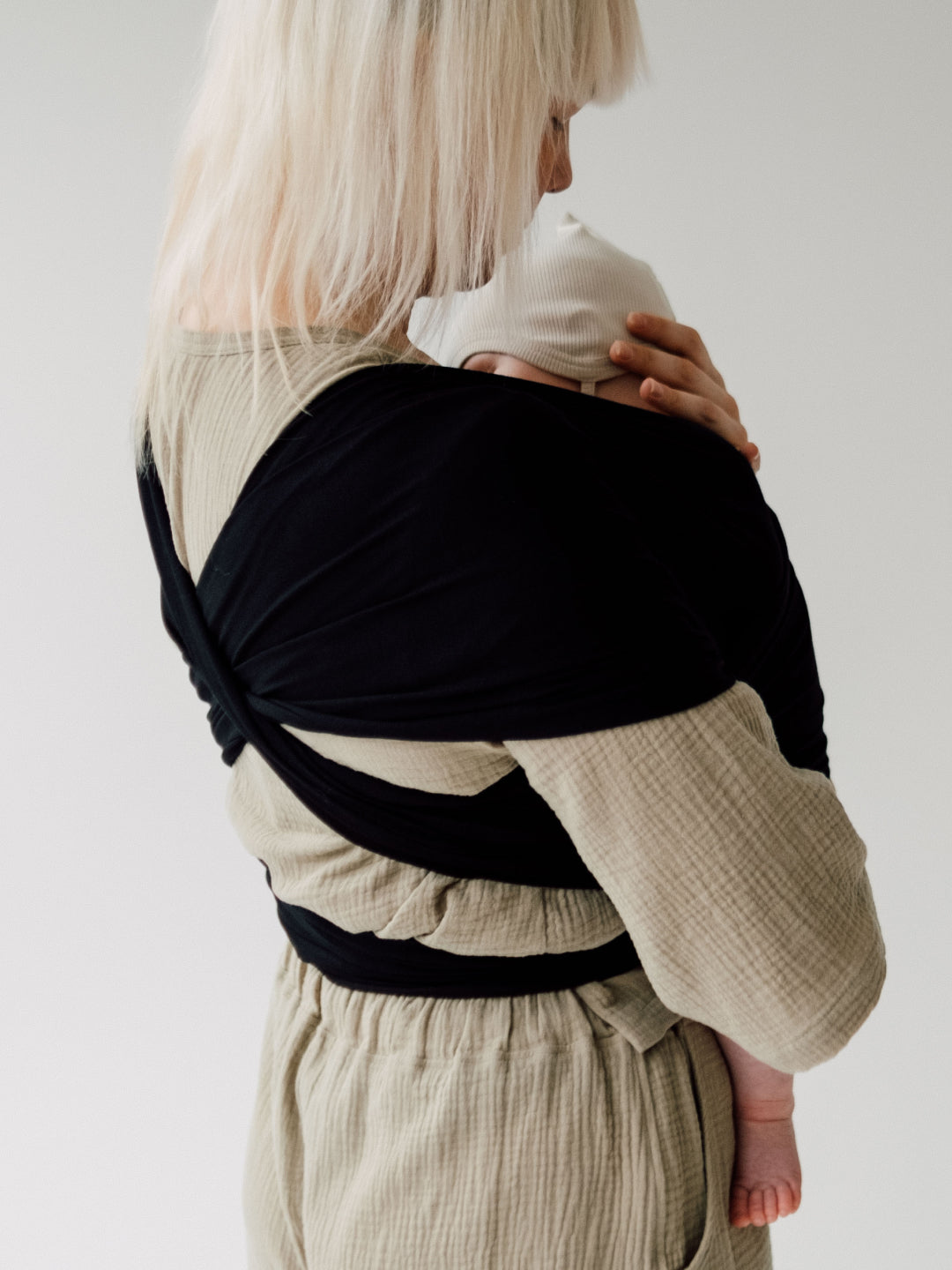 Babyluv Studio bamboo baby wrap Black Diamond, Babyluv Studio bambusest kandelina Black Diamond