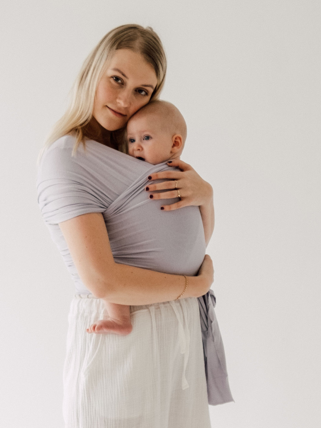 Babyluv Studio bamboo baby wrap Lavendedr, Babyluv Studio bambusest kandelina Lavender