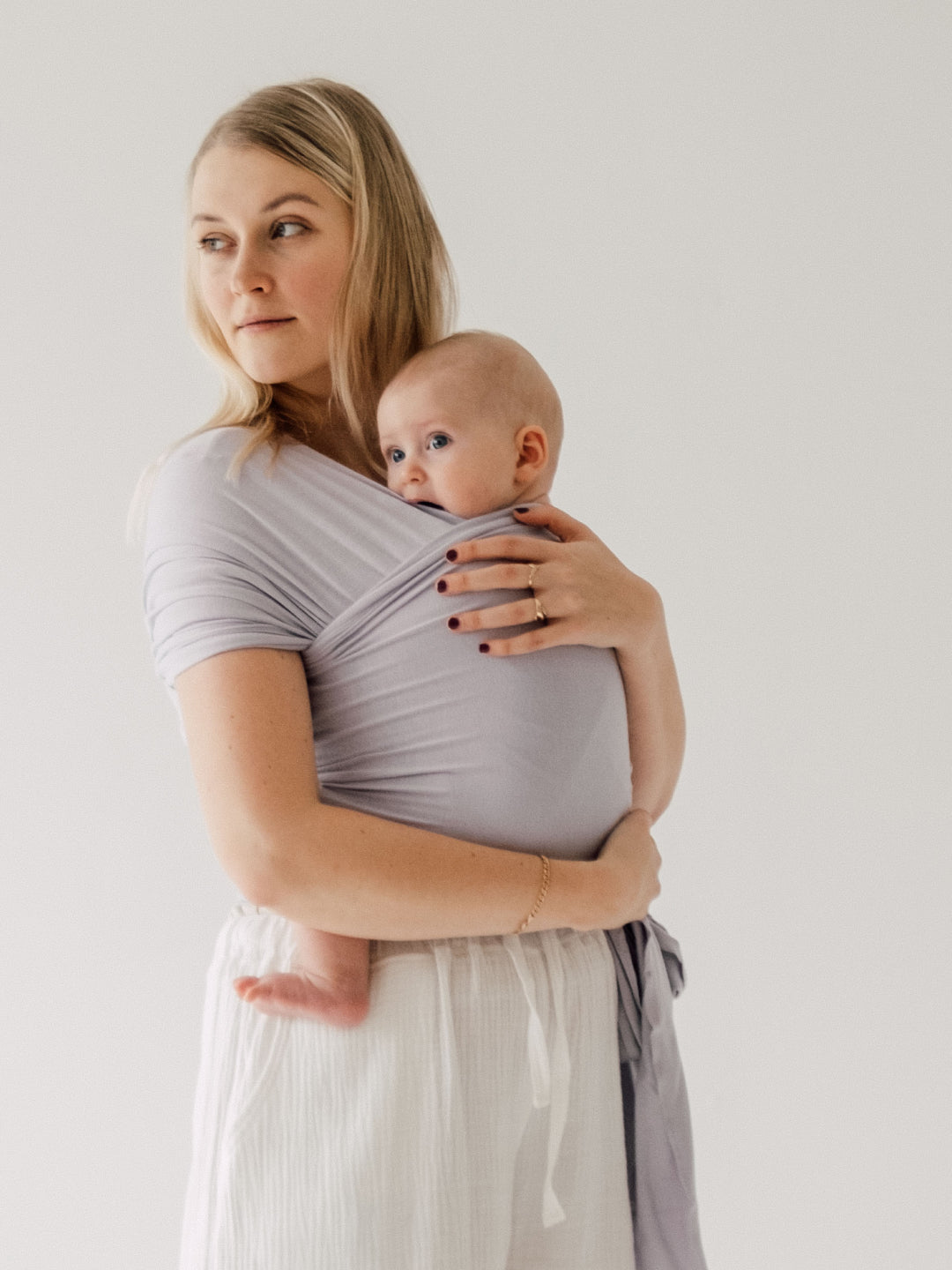 Babyluv Studio bamboo baby wrap Lavendedr, Babyluv Studio bambusest kandelina Lavender