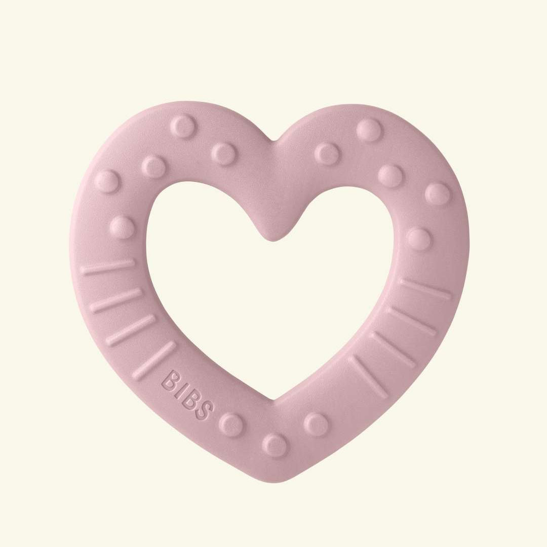 BIBS Baby Bitie Teether heart, BIBS Baby Bitie närimisrõngas süda