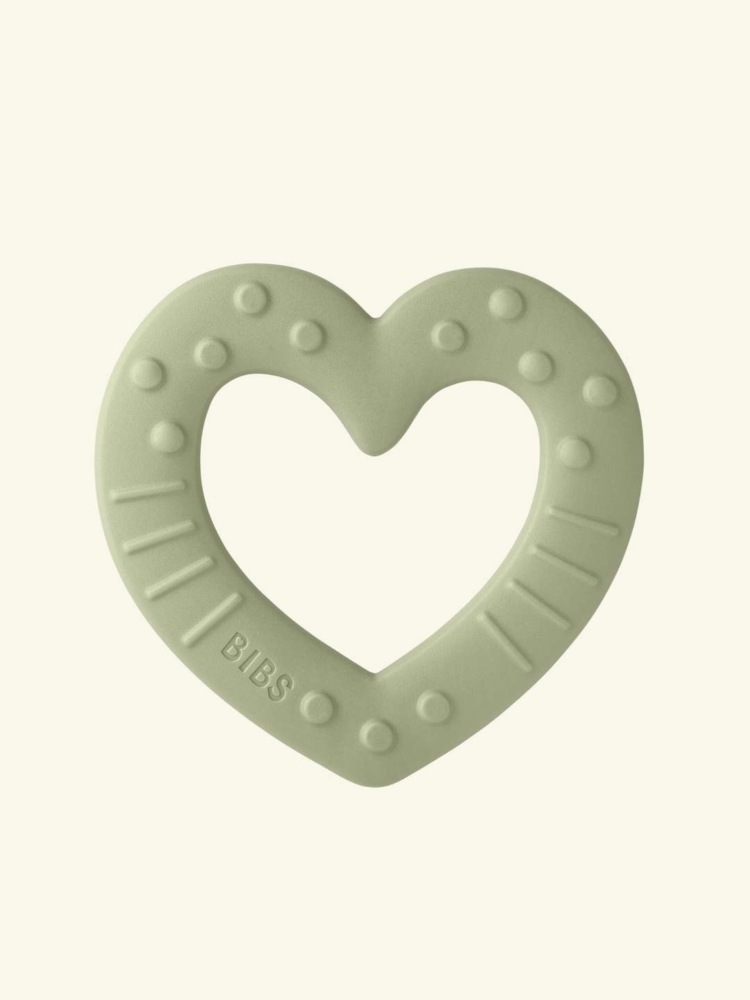 BIBS Baby Bitie Teether heart, BIBS Baby Bitie närimisrõngas süda