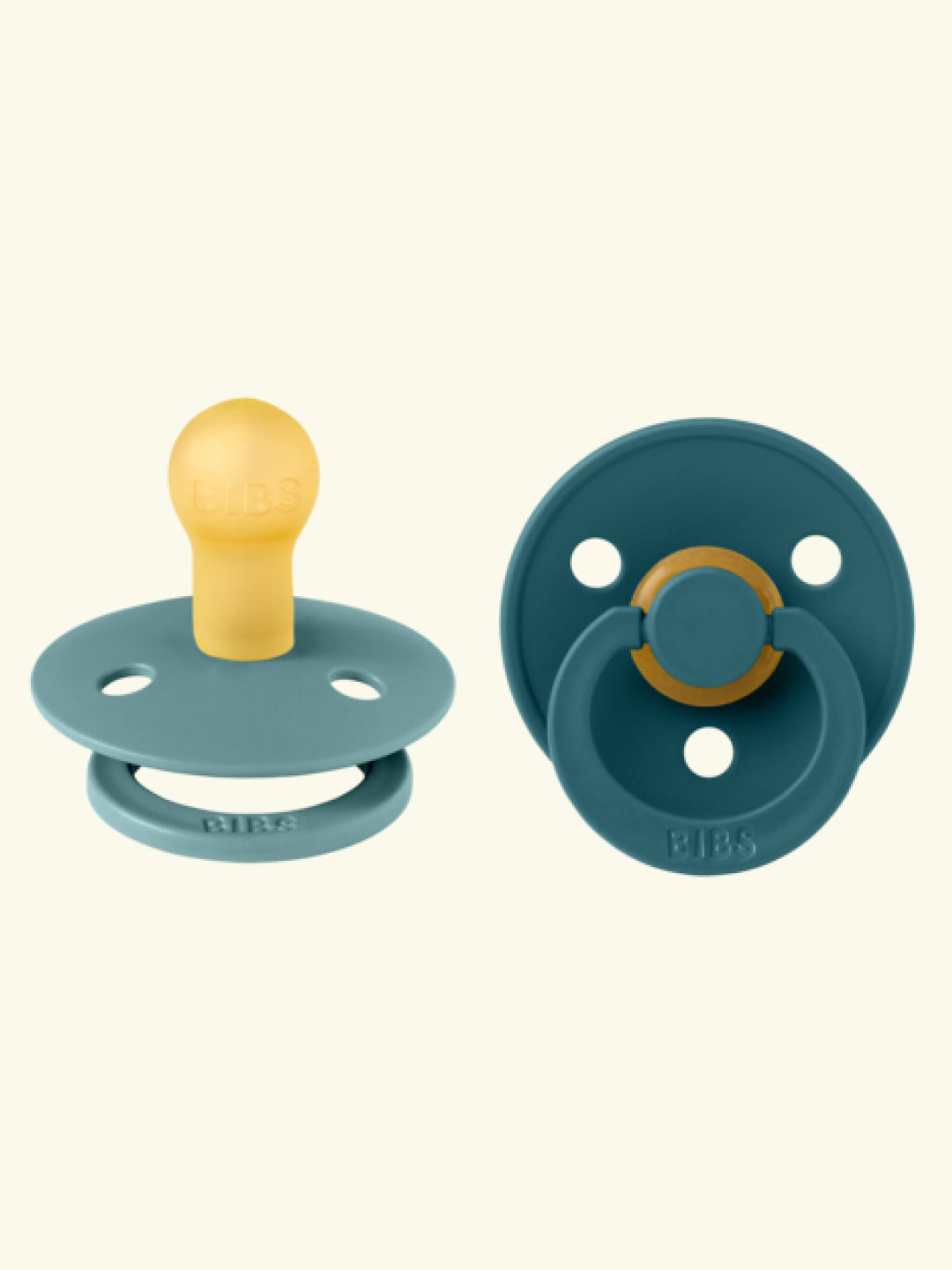 BIBS Colour Round pacifiers, BIBS Colour Round  lutid, ümar kirsikujuline lutiots, looduslikust kummist lutid