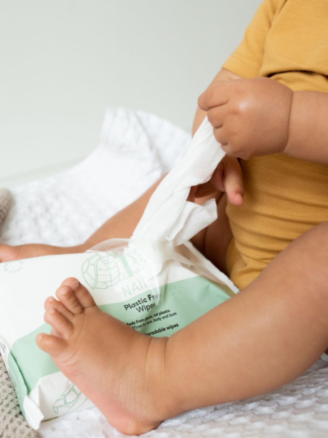 NAÏF Plastic Free Baby Wipes, NAÏF plastikuvabad niisked salvrätikud