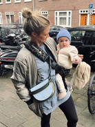 Wildride toddler carrier grey leopard, Wildride väikelapse kandekott grey leopard