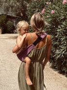 Wildride Toddler Swing Carrier - Lila Rib, Wildride väikelapse kandekott – Lila Rib