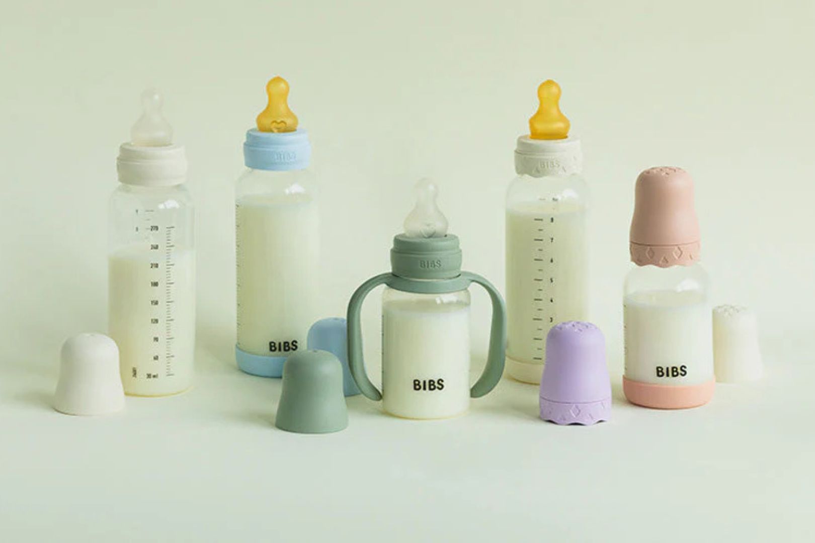 BIBS baby botltes, glass and plastic bottles