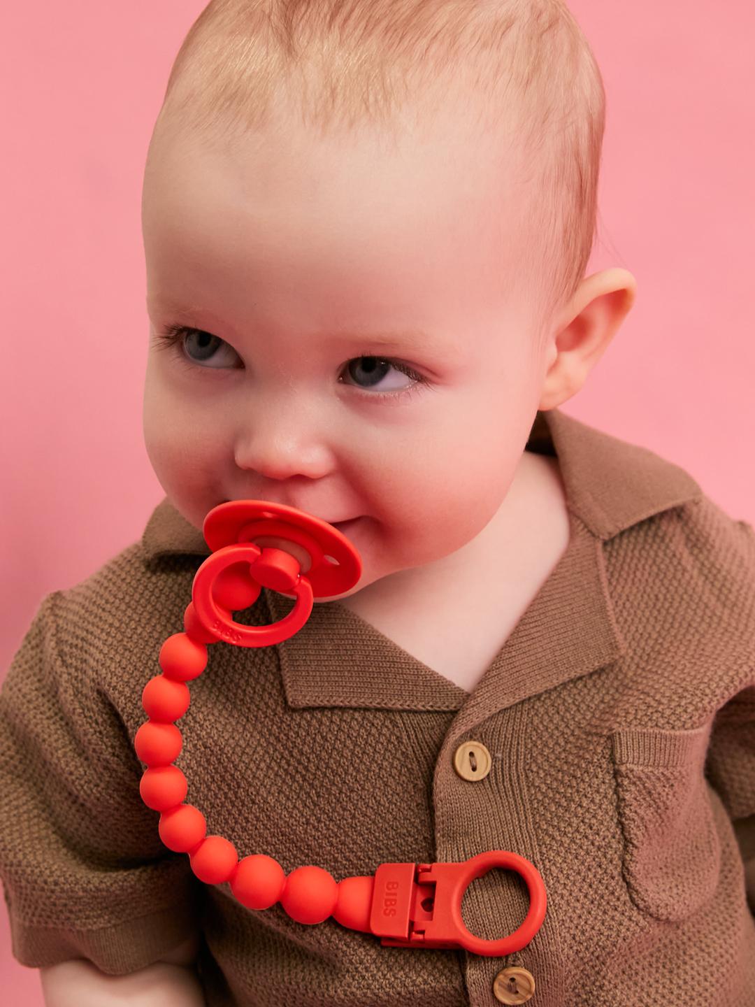 BIBS pacifier clip beaded, BIBS lutikett helmestega, pärlitega, all-groups