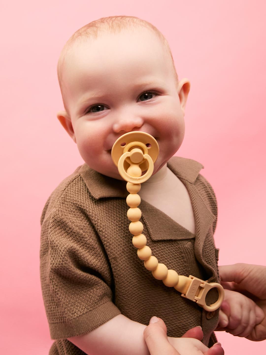 BIBS pacifier clip beaded, BIBS lutikett helmestega, pärlitega, all-groups
