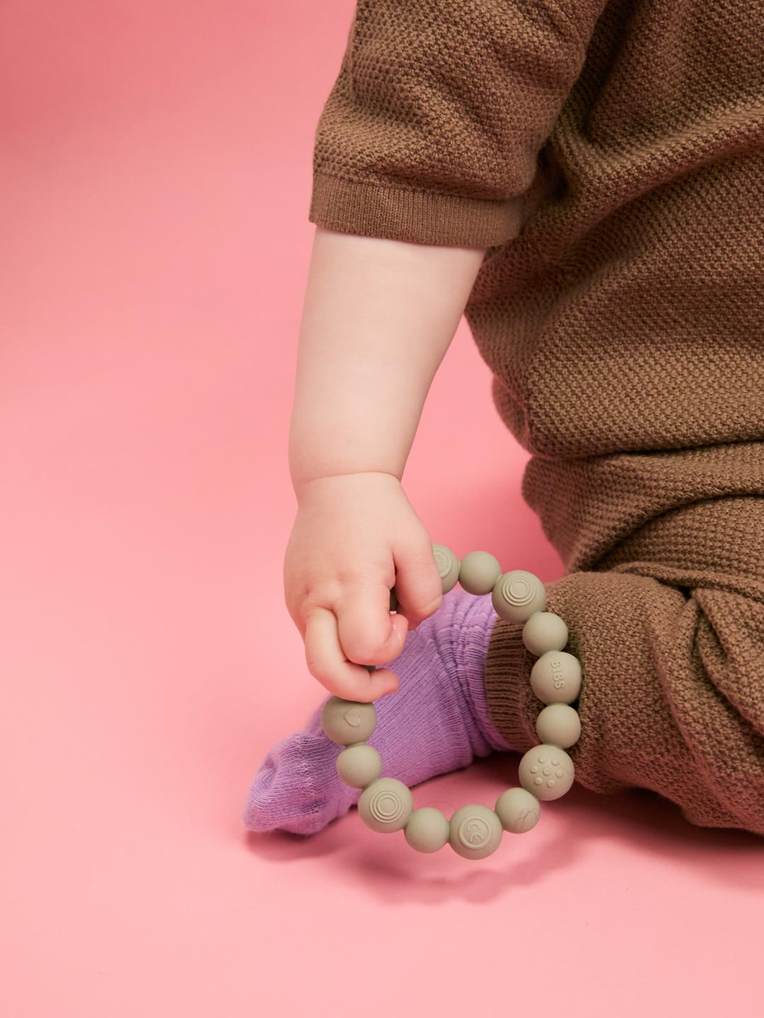 BIBS teething ring beaded, BIBS närimisrõngas närimislelu helmestega, pärlitega, all-groups