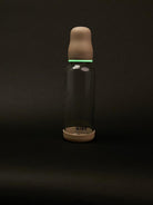 BIBS baby glass bottle glow, BIBS pimedas helendav klaasist lutipudel