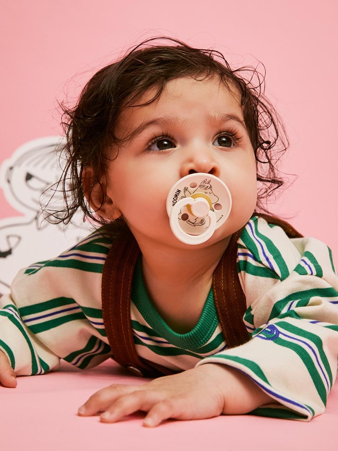 BIBS x MOOMIN Colour Round Pacifiers, BIBS X MUUMI kirsikujulised ümmarguse otsaga lutid naturaalne kumm, Muumi kollektsioon, all-groups