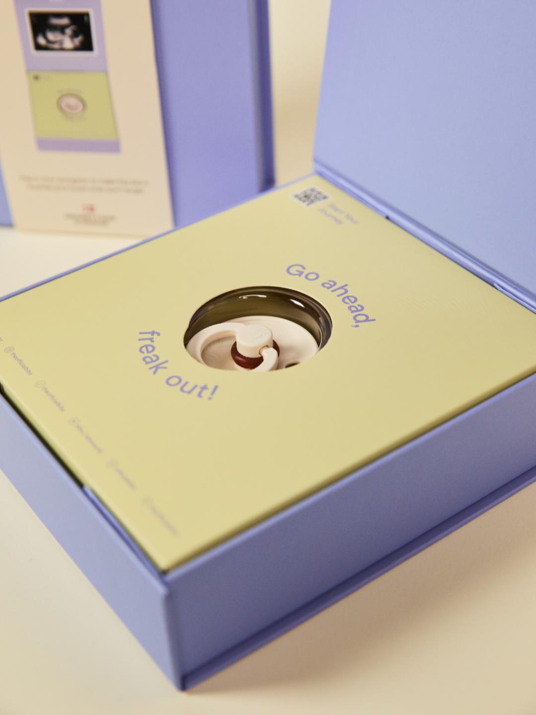 BIBS Baby on the way gift set, BIBS beebiootusest teatamise kinkekomplekt, olen rase teatamine